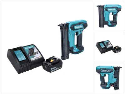 Produktbild von Makita DFN 350 RM1 Akku Stauchkopfnagler 18 V 15 - 35 mm + 1x Akku 4,0 Ah + Ladegerät
