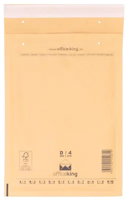 Produktbild von 100 x Luftpolstertaschen / Versandtaschen / Luftpolsterumschläge braun D4 (200 x 275 mm B5 / C5+)