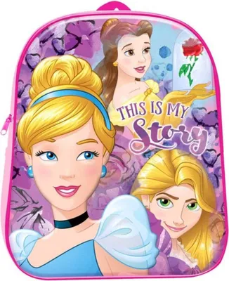 Produktbild von Disney Prinzessinnen 3D Rucksack Tasche Schule Ranzen Umhängetasche