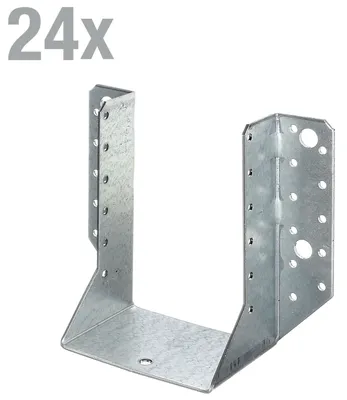 Produktbild von Alberts 24 x Balkenschuhe Typ A 100 x 140 mm – verzinkt, Balkenträger & Balkenhalter