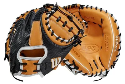 Image de Gant de Baseball Catcher Wilson A2K 2023 M1D Superskin 33.5" Noir