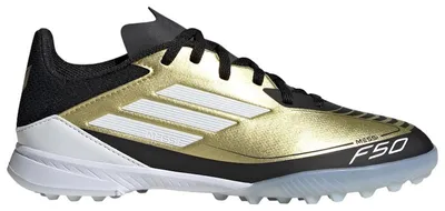 Produktbild von adidas F50 League Turf Messi Gold Metallic Cloud White Core Black (GS) - EU 37 1/3