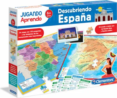 Obrázek produktu pro Clementoni - Jugando aprendo, descubre España (55119.4) CLEMENTONI Věk: +8 let