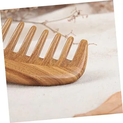 Produktbild von 2 Sandelholz-Haarkämme mit breiten Zinken