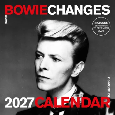 Obrázok produktu pre Kalendár na rok 2027 - David Bowie - Nástenný kalendár, 30x30 cm