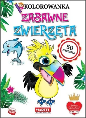 Zdjęcie produktu dla Zabawne zwierzęta. Kolorowanka z naklejkami