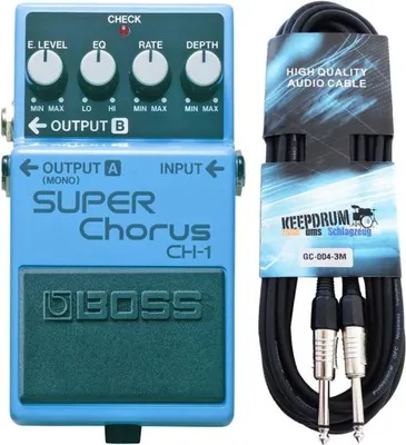Produktbild von Boss CH-1 Super Chorus mit Kabel