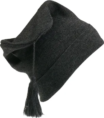 Produktbild von Leichte, fein gestrickte Zipfelmütze aus 100% Polyacryl mit Bommel, Einheitsgröße 55-61 cm, 28 cm Länge