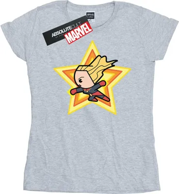 Immagine prodotto di Captain Marvel - Maglietta da donna BI642 (M) (Grigio)
