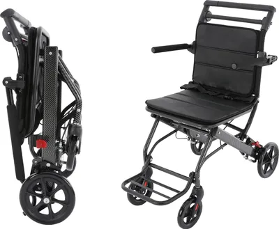 Obrázek produktu pro Invalidní vozík, lehký, skládací, bílá barva
