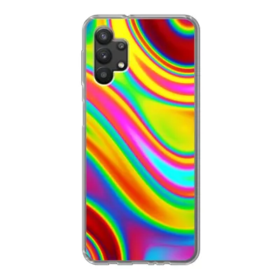 Produktbild von MuchoWow® Handyhülle Schutzhülle Hülle für Samsung Galaxy A32 5G Kunst - Wellen - Farben - Psychedelisch Silikon Softcase Handy Hülle - Softcase