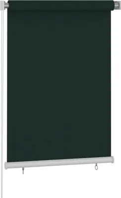 Zdjęcie produktu dla Roleta zewnętrzna vidaXL 100 x 140 cm, ciemnozielona, HDPE