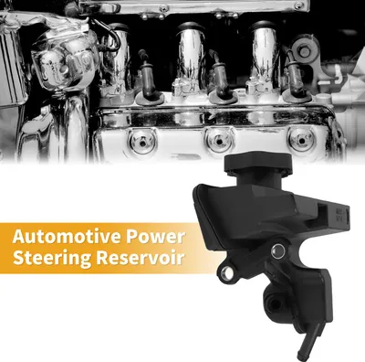 Image de Réservoir De Direction Assistée - Réservoir De Direction Assistée Automobile - Pour Ford Focus 2010-2011 Plastique Noir - 1 Pc