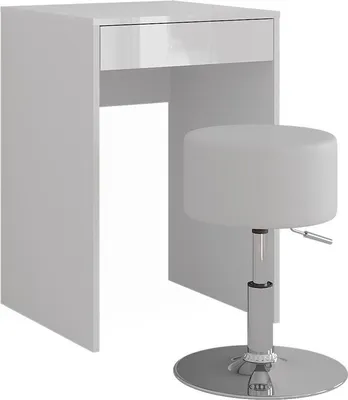 Obrázek produktu pro Toaletní stolek Vicco Sherry Bílá/bílý vysoký lesk 51.4 cm s stoličkou, Model 57672