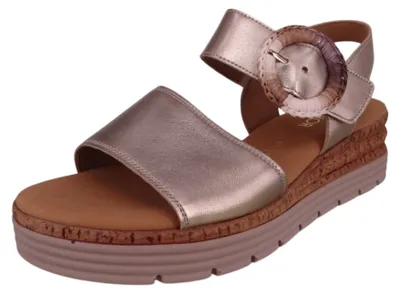 Produktbild von Gabor Damen  Sandalen G-Weite 82.706 Goldfarben