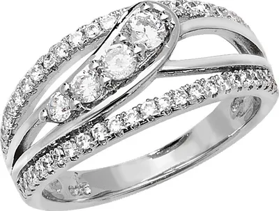 Image de Bague Femme Argent fin 925 avec Oxyde de Zirconium, 57 (18.1); TRS22451RSP