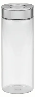 Imagen del producto de Tramontina PUREZZA, tarro hermético para alimentos, recipiente de almacenamiento, vidrio/acero inoxidable, 1.8 L, 61227-050