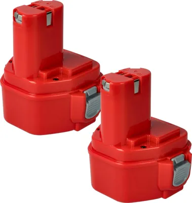 Produktbild von vhbw 2x Akku kompatibel mit Makita 6314DWBE, 6313DWBE, 6316DWA, 6316D, 6316DWB, 6316DWAE, 6314D, 6314DWAE, 6314DWDE Werkzeug (3000 mAh, NiMH, 12 V)
