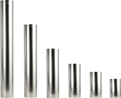 Produktbild von Ofenrohr Ø 110 mm 500 mm Stahlblech Verzinkt silber speziell für Gas