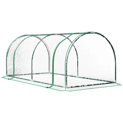Obrázok produktu pre Skleník s dverami, skleník, parenisko pre záhradu, balkón a rastliny, 200 x 100 x 80 cm, zelený