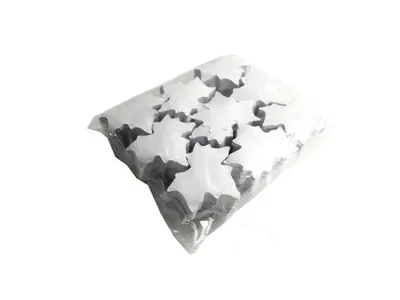 Produktbild von TCM FX Slowfall Konfetti Ahornblätter 100x100mm, weiß, 1kg