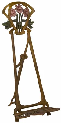Immagine prodotto di Casa Padrino Cavalletto in ghisa anticata marrone ruggine / multicolore h. 42,5 cm - Accessori Barocco e Liberty Deco