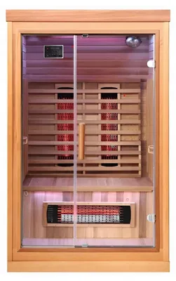 Produktbild von Infrarotsauna Full Spectrum mit Rotlicht Sauna für zu Hause Massivholz Sauna