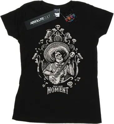 Produktbild von Disney - "Coco Seize Your Moment" T-Shirt für Damen BI14433 (L) (Schwarz)
