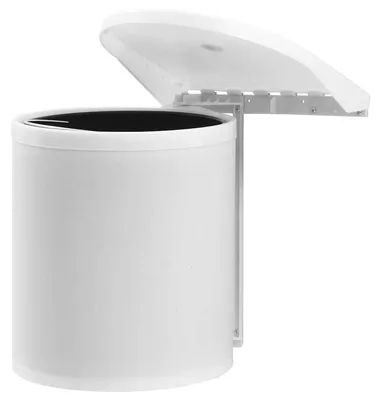 Produktbild von Küchenabfallbehälter, Einbau-Design, 12L Fassungsvermögen, Weiß
