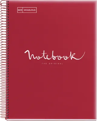 Obrázok produktu pre MIQUELRIUS MR46060 MIQUELRIUS Collegeblock "Notebook EMOTIONS", DIN A4, rot