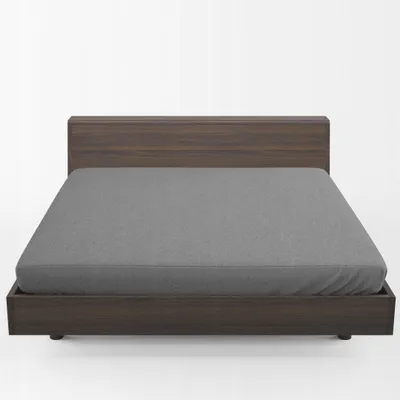 Produktbild von Bettlaken - Spannbettlaken mit Gummizug - 180x200 cm - Frottee - 200g/m2 - Grau - Hochwertiges