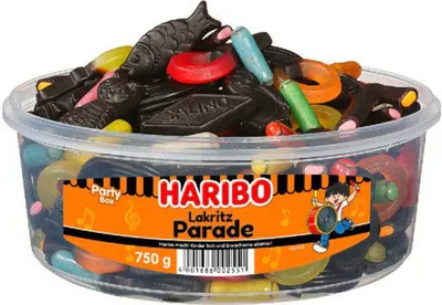 Zdjęcie produktu dla Haribo Liquorice Parade XXL Party Box kolorowa mieszanka 750g