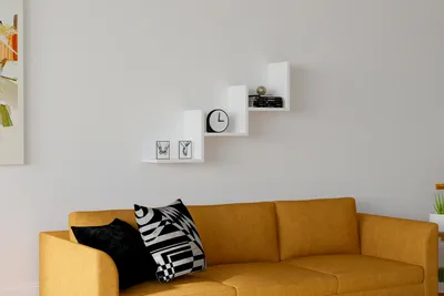 Immagine prodotto di Skye Decor, Mist- MistPUQ, bianco, mensole a muro, 60x90x19,6 cm, pannello truciolare rivestito al 100% in melamina