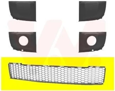 Image de VAN WEZEL Grille d'aération Pare-chocs pour FIAT 500 (312)