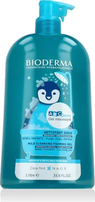Produktbild von Bioderma ABCDerm Foaming Gel, Duschgel, 1000 ml, Kinder, Unisex, Körper & Gesicht, normale Haut
