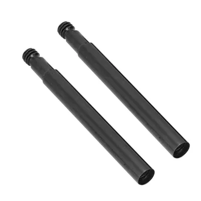 Zdjęcie produktu dla Przedłużka zaworu Presta, 60 mm, 2-częściowa, czarna, do opon rowerowych, mocowanie zaworu