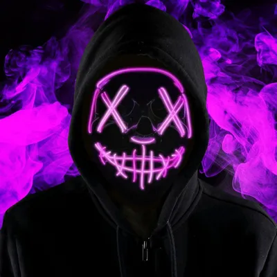 Halloween-Maske, Horrormaske mit 3 Modi, Totenkopf, Erwachsene