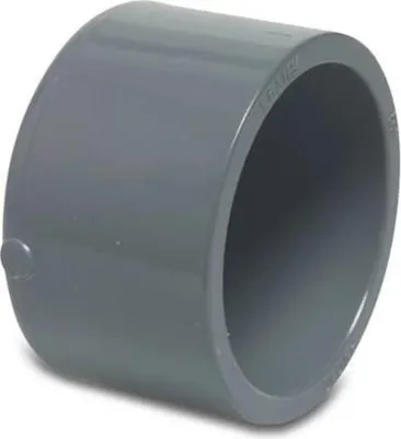 Produktbild von Mega Kappe PVC-U 63 mm Klebemuffe 16 bar, grau