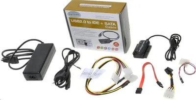 Produktbild von PremiumCord USB 2.0 zu IDE+SATA, Stromversorgung