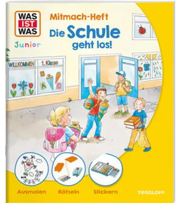 Obrázok produktu pre WAS IST WAS Junior Mitmach-Heft Die Schule geht los!