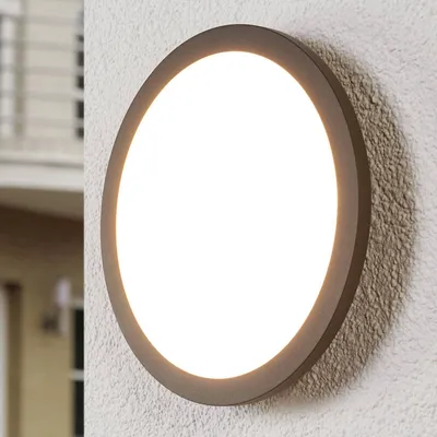 Produktbild von Lucande LED-Außendeckenleuchte Malena, Bewegungsmelder, IP65