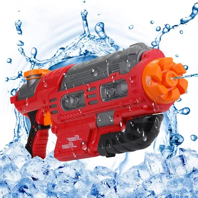 Produktbild von Wasserpistole, 2200ML Wasserpistolen groß mit 10m Reichweite für Kinder & Erwachsene Sommerpartys im Freien, Pool usw.