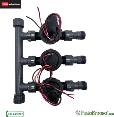 Immagine prodotto di Collettore a 3 stazioni con elettrovalvola Toro EZP 9V