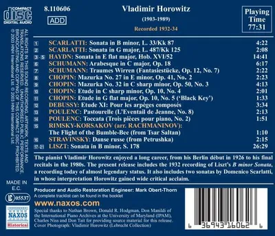 Produktbild von Horowitz, V: Klaviersonaten