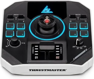 Image de Joystick Spatial THRUSTMASTER Sol-R 2 HOSAS Space Sim Duo, Ambidextre, 88 Boutons, Technologie H.E.A.R.T. 16 bits