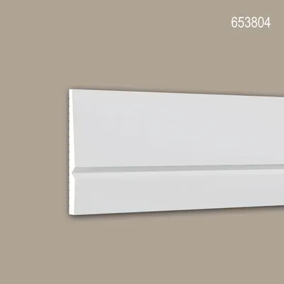 Produktbild von Profhome 653806 Sockelleiste Fußleiste Zierleiste Stuckleiste 2 m
