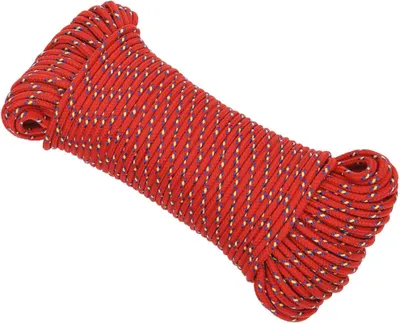 Image de vidaXL Corde de bateau rouge 3 mm 50 m polypropylène