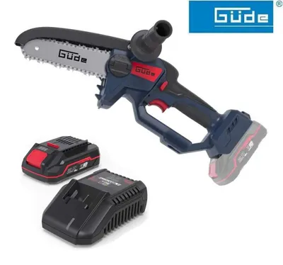 Produktbild von Güde Akku Astsäge GAK 18.1 Mini Kettensäge 18V, Akku 2.0 Ah Ladegerät 3 A