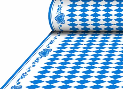 Produktbild von Papstar Airlaid Tischd.Bayrisch Blau 1,18x25m