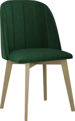 Immagine prodotto di Sedia da pranzo imbottita AFTON 3 - rovere sonoma / verde